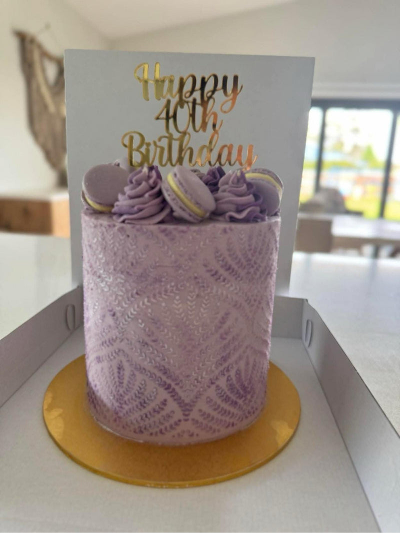 Happy 40th Birthday Topper