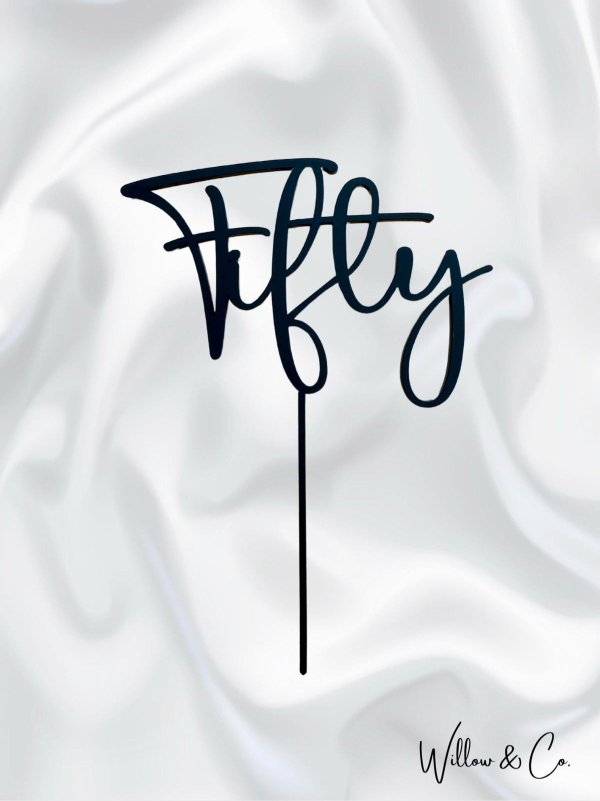 Fifty Cake Topper
