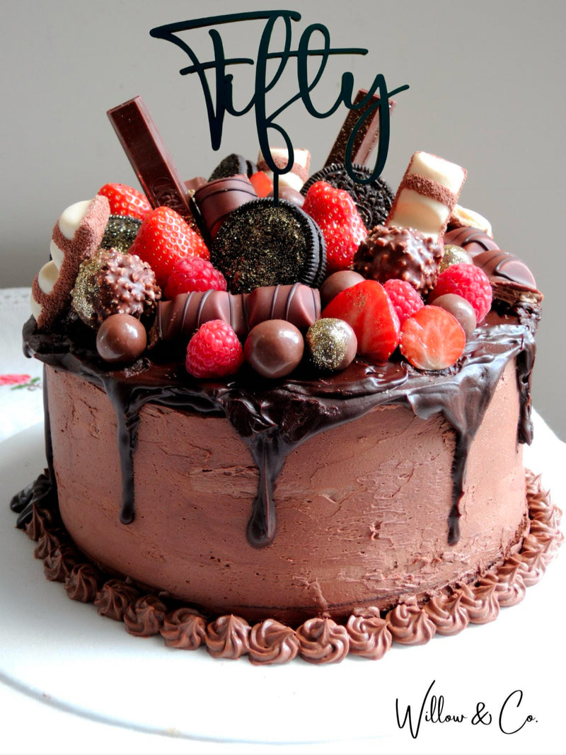 Fifty Cake Topper