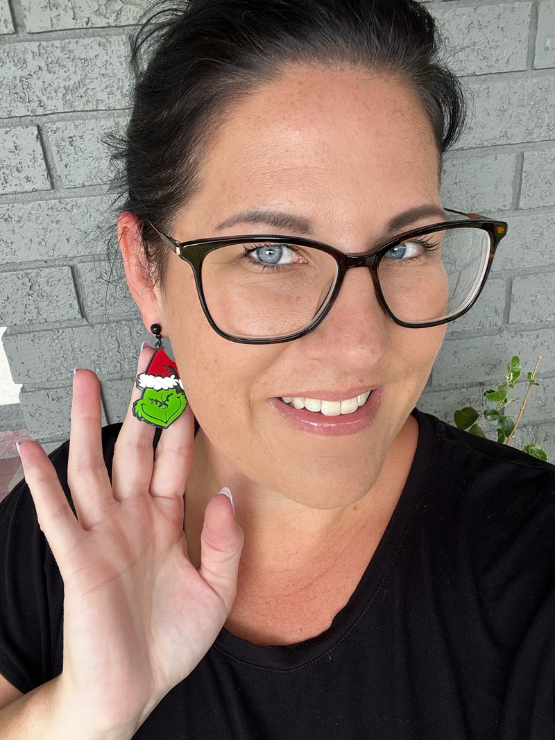 Large GRINCH DANGLE
