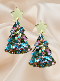 Large Christmas tree dangle Tinsel Twirl