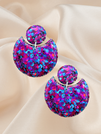 Statement Scoop Dangle Cosmic Berry