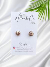 MINI Studs Vintage Champagne