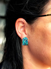ARCH Stud Sea Glass Sparkle
