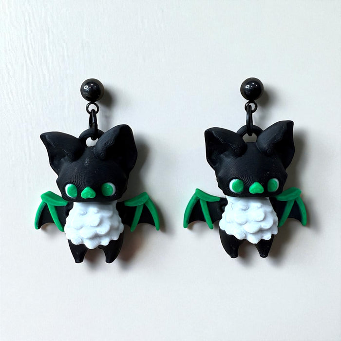 3D Bat Dangles Green