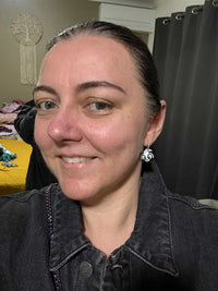 3D Panda Dangle Earrings