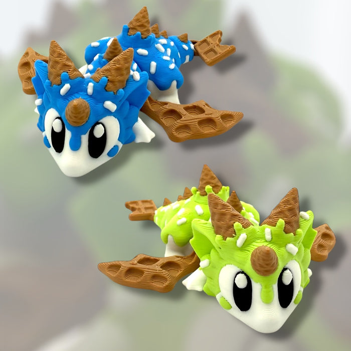 Ice Cream Dragon Fidget Pal