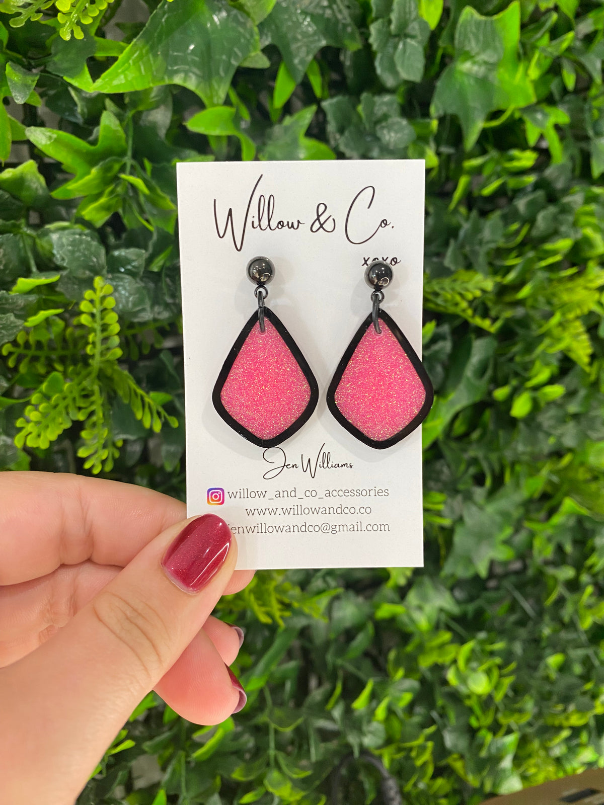 MINI Acrylic Frame Dangle Fine Fairy Floss