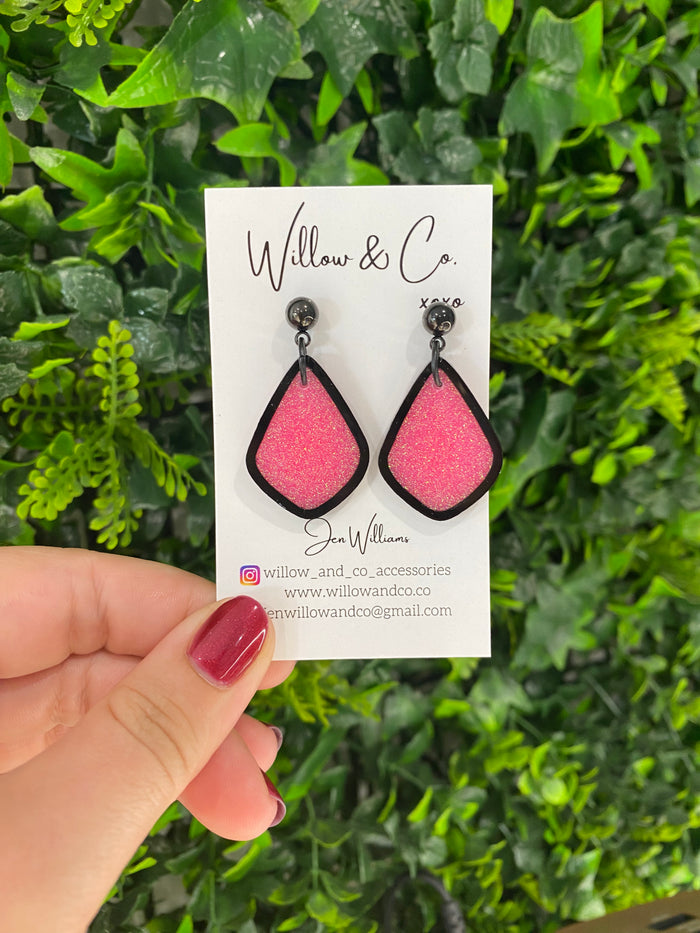 MINI Acrylic Frame Dangle Fine Fairy Floss