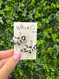 3D Dairy Cow Dangles