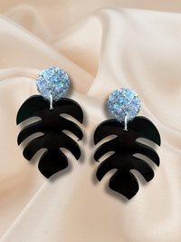 XL MONSTERA DANGLE BLACK