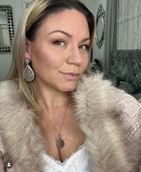 ✨ Vintage Champagne + Rosè Luxe Dangle Duo – Now with BONUS Mini Studs
