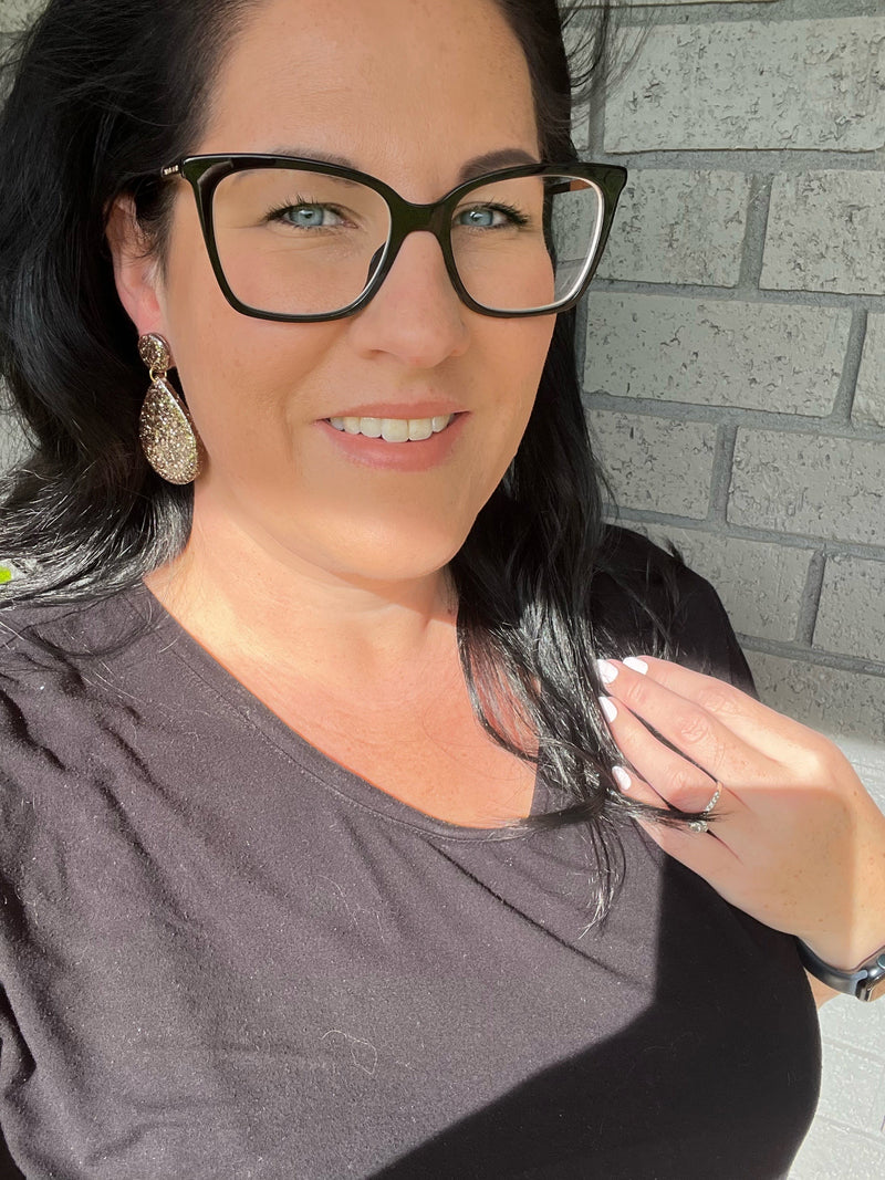 ✨ Vintage Champagne + Rosè Luxe Dangle Duo – Now with BONUS Mini Studs