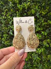 Large Dangle Luminous Gold