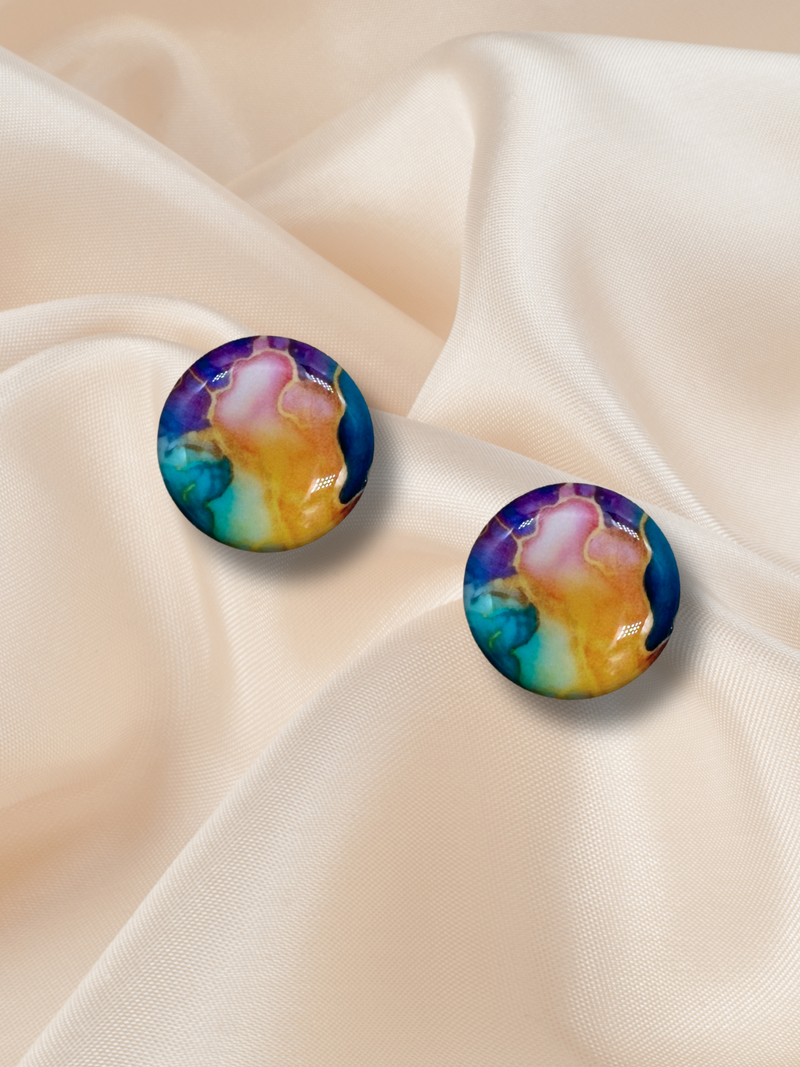 MIDI Stud Acrylic Ink Bloom