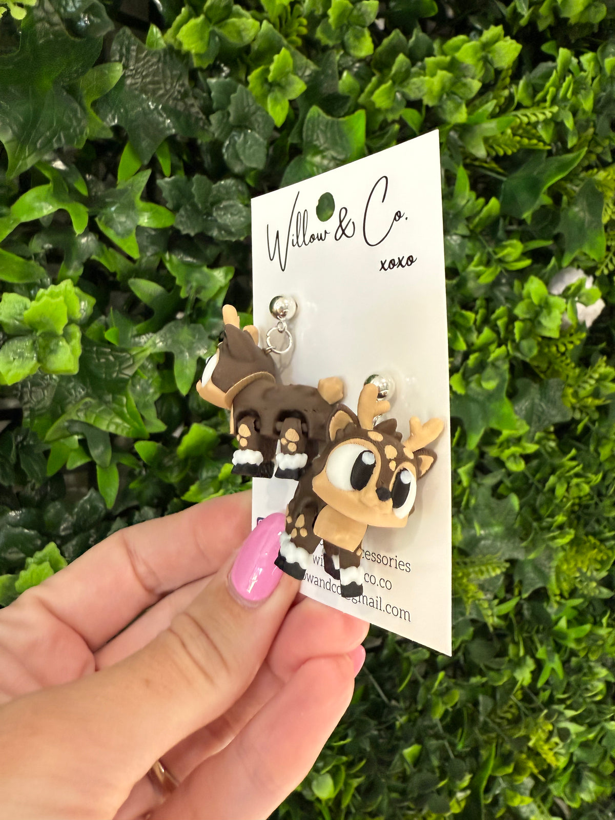 3D Reindeer Dangles