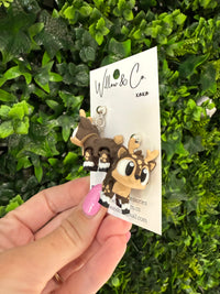3D Reindeer Dangles