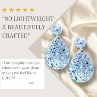 ✨ Icy Opal + Sterling Sparkle Dangle Duo – Now with BONUS Mini Studs