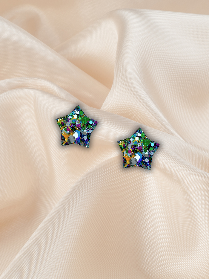 1.5cm Star Stud Sparkle Season