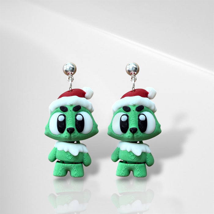 3D Grinch Dangles