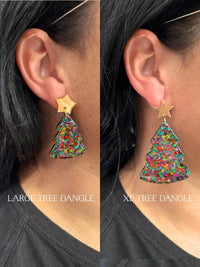 Large Christmas tree dangle A White Christmas