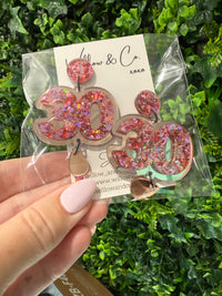30 XL Birthday Dangles