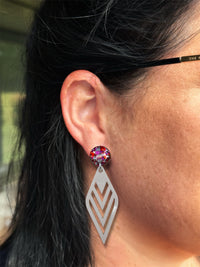 Large Art Deco Dangle Sweetheart