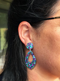 Featured Tear Dangle Peacock