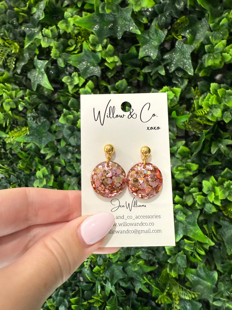 MINI dangle Antique Pink