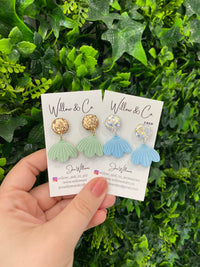 Wildflower Dangle Baby Blue