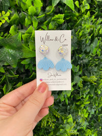 Wildflower Dangle Baby Blue