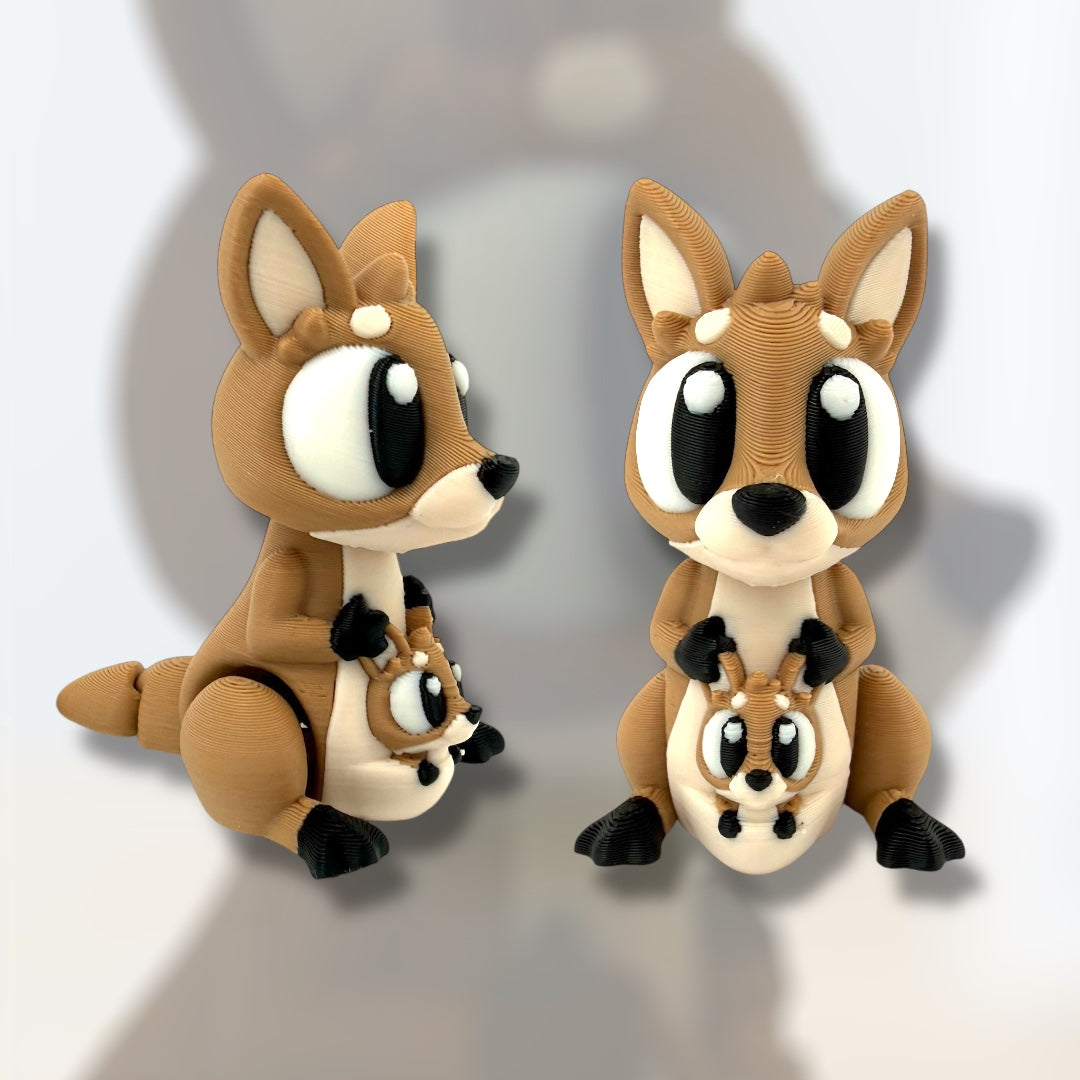 Kangaroo with Joey Fidget Pal
