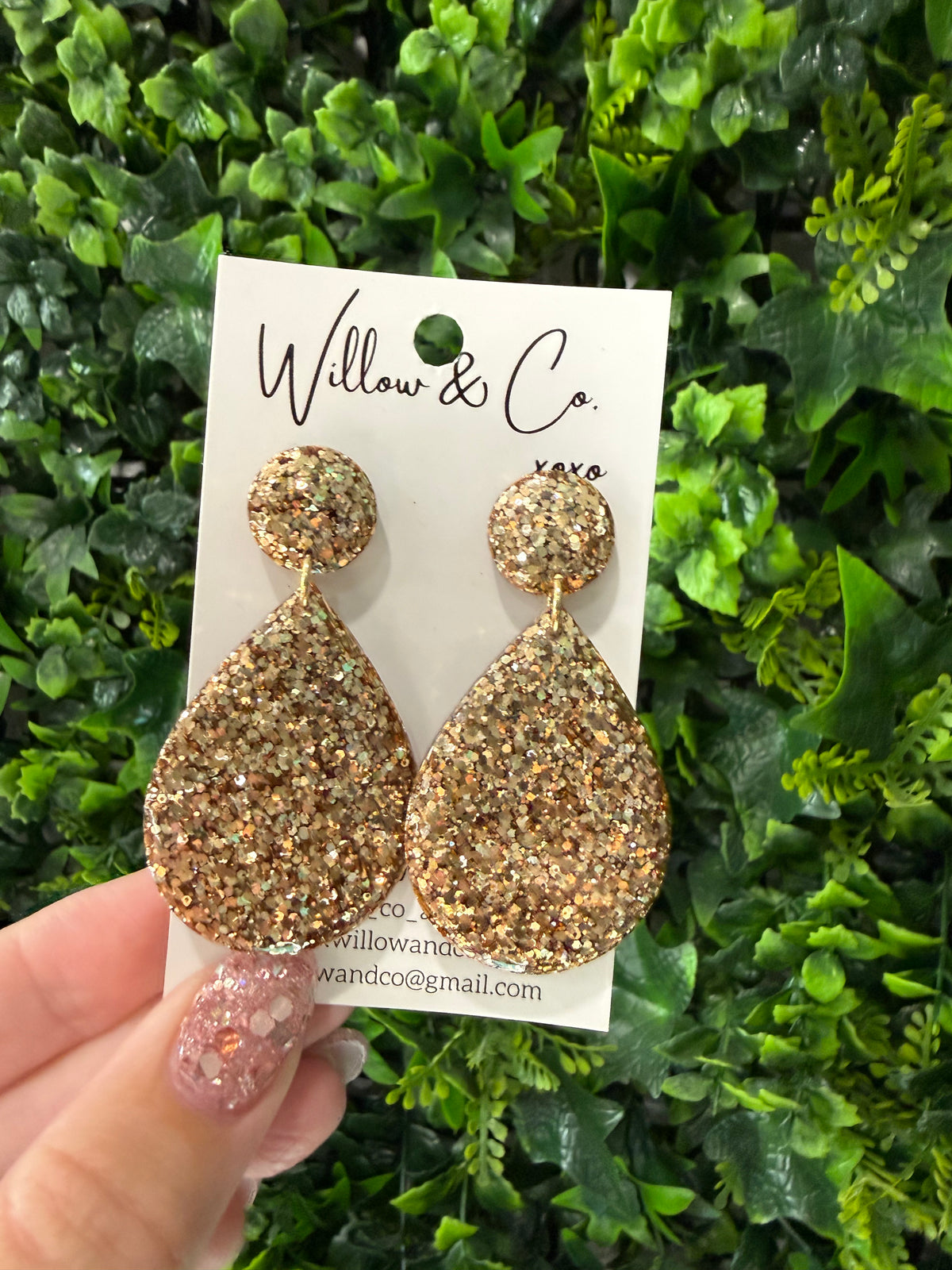 Large Dangle Golden Hour