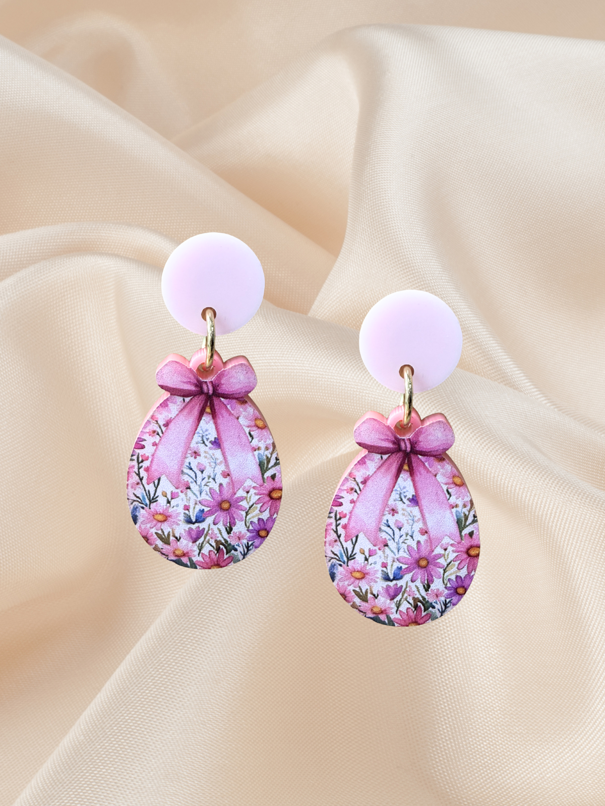 Floral Easter Egg Dangle