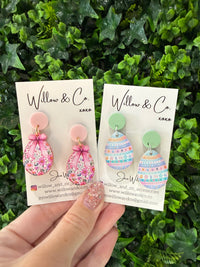 Floral Easter Egg Dangle