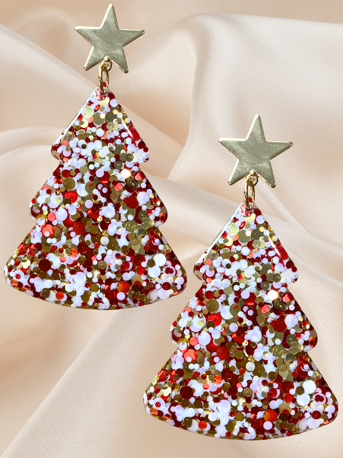 XL Christmas tree dangle Royal Dots