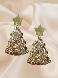 Large Christmas tree dangle Pink Champagne