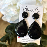 Large Dangle Black