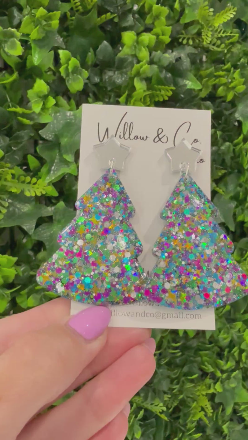 XL Christmas Tree Dangle Sparkle Season