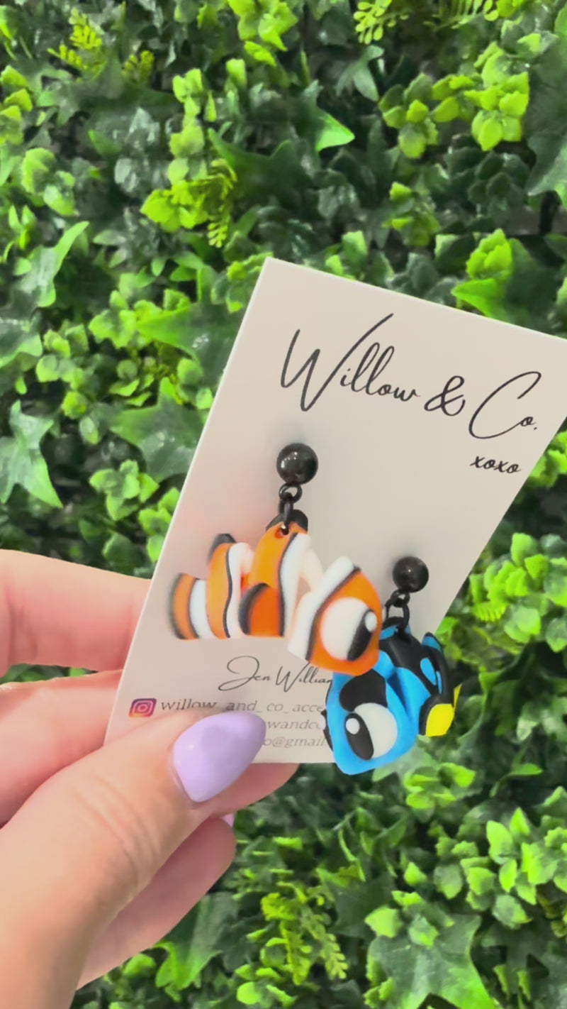 3D Nemo & Dory Dangles