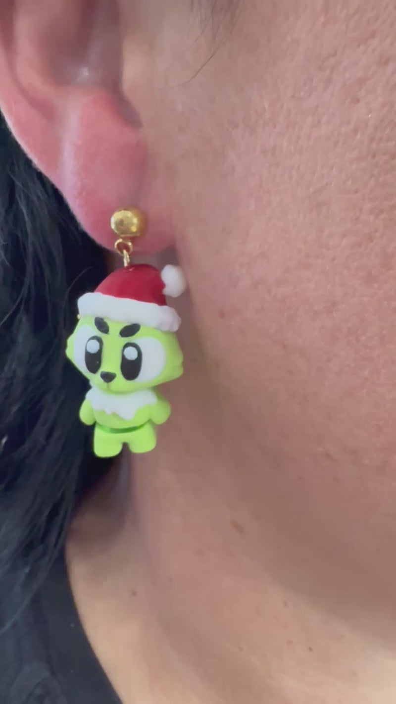 3D Grinch Dangles
