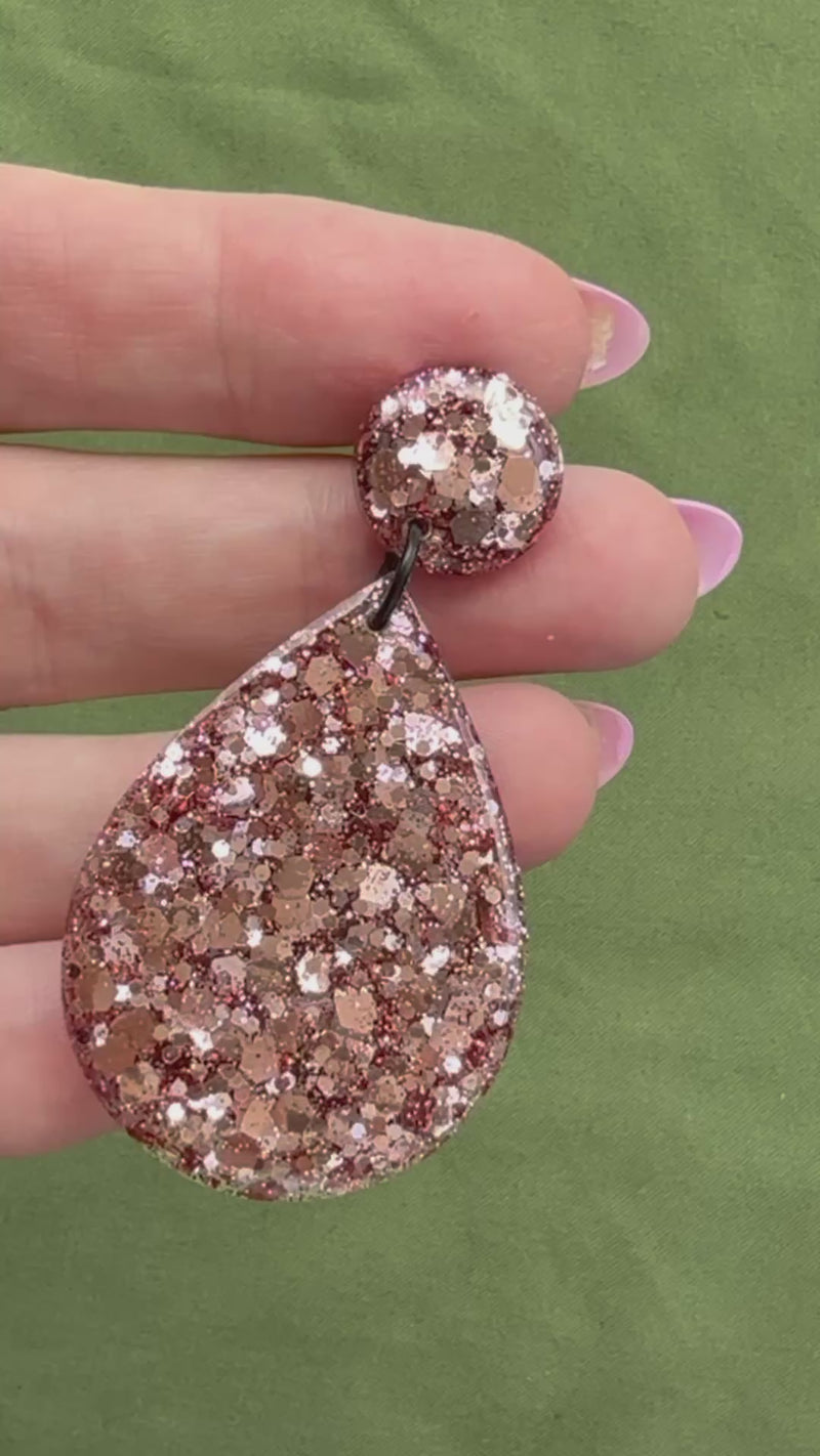 Large Dangle Rosè Luxe