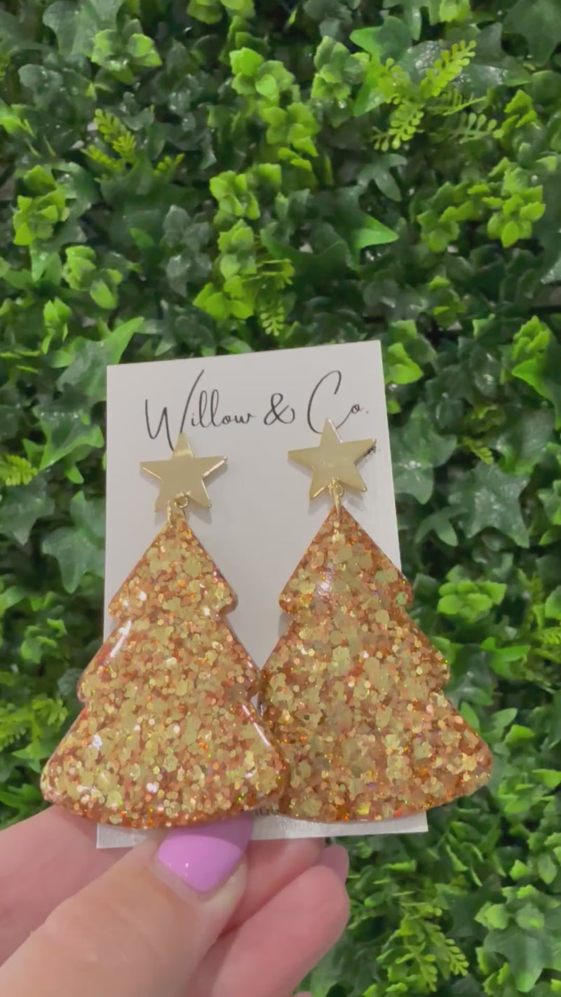 XL Christmas Tree Dangle Copperlight