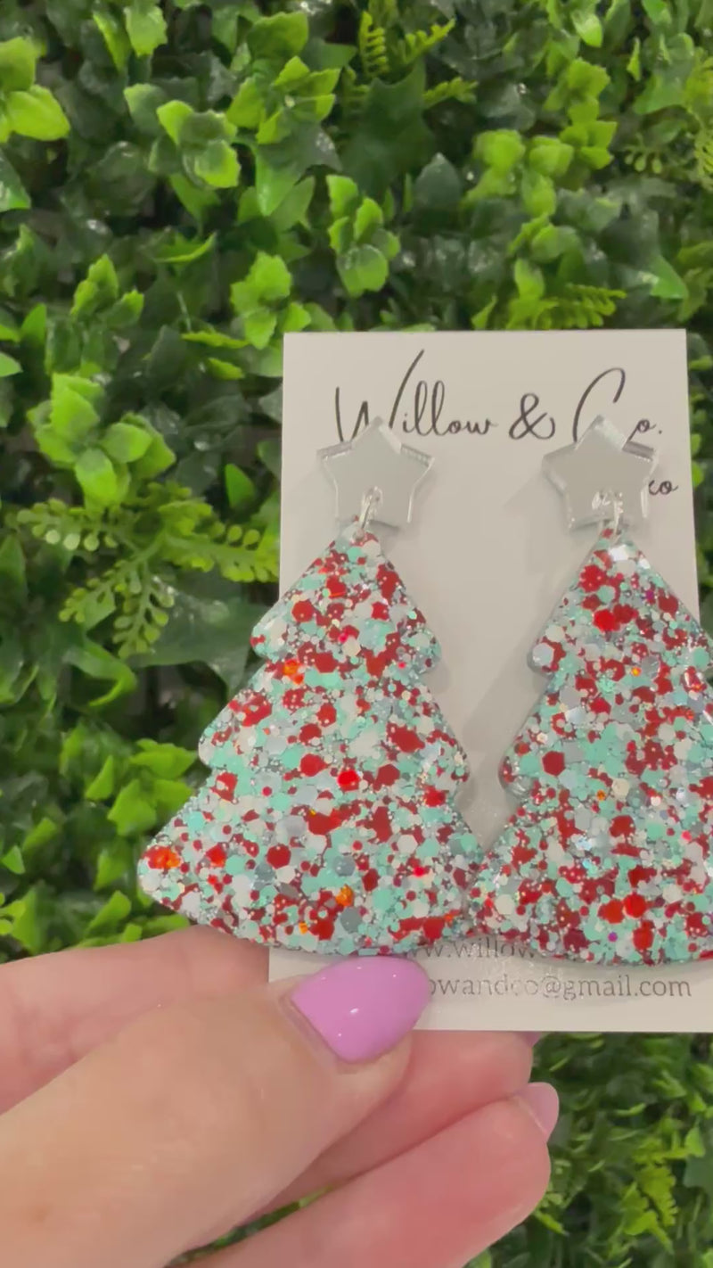 XL Christmas Tree Dangle Peppermint Pop