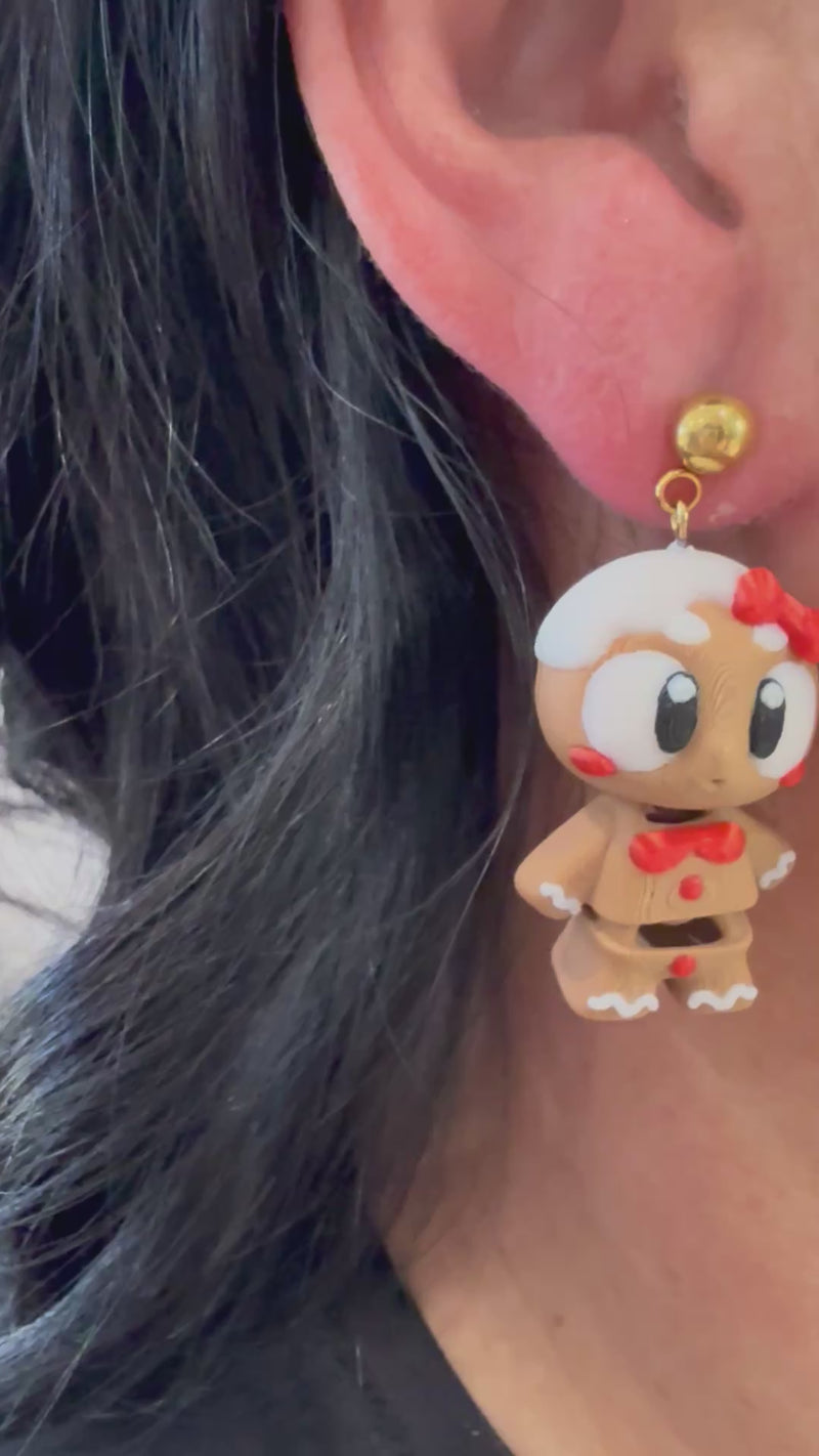 3D Gingerbread Dangles