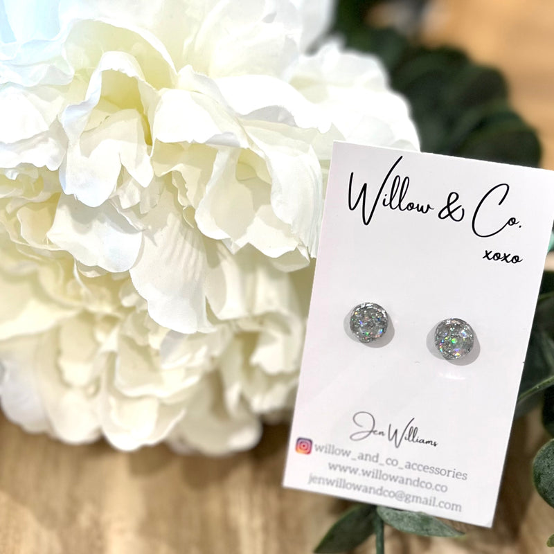 MINI Studs Kaleidoscope Silver